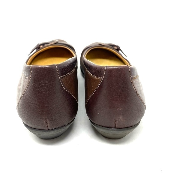 Softspots Presto Root Brown leather flats WIDE - Picture 6 of 7
